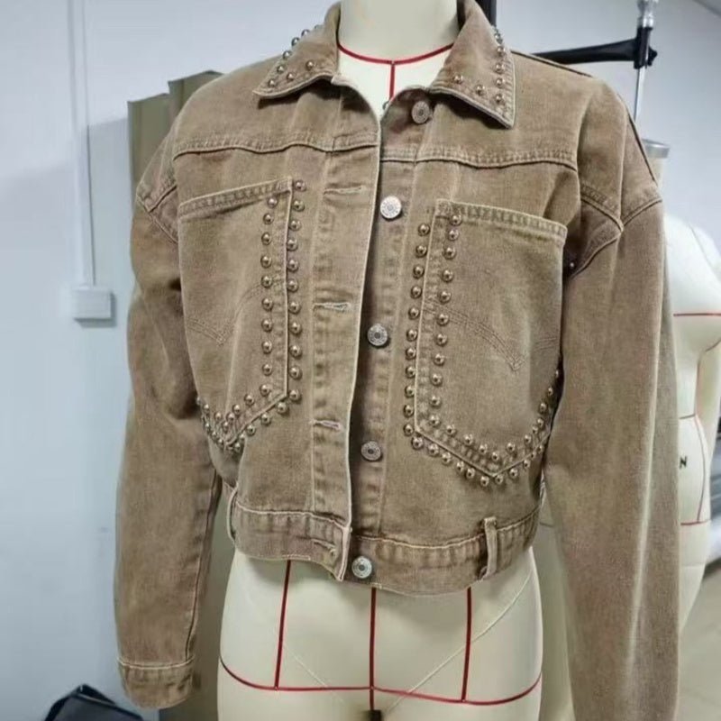 Rivet Studded Denim Jacket