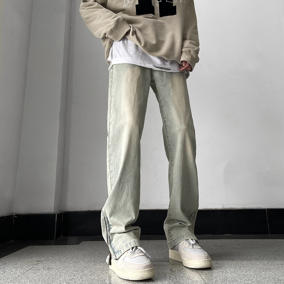 Retro Straight Leg Pants