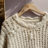 Round Neck Long Sleeve Sweater Two-Piece Sets Lomiraq 