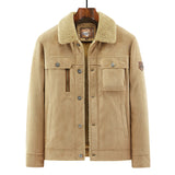 Autumn And Winter Men's Deerskin Jacket