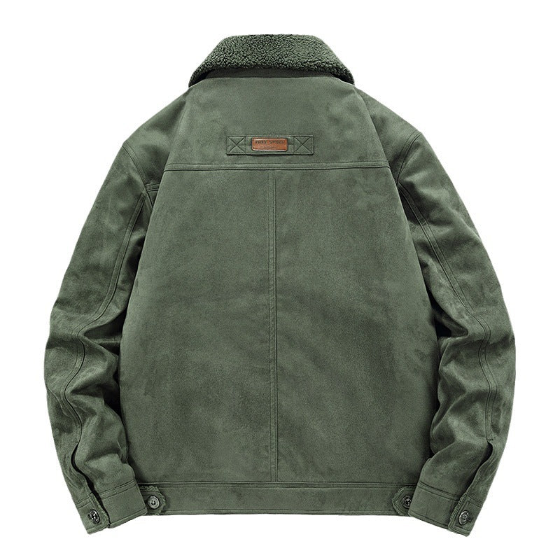 Autumn And Winter Men's Deerskin Jacket