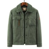 Autumn And Winter Men's Deerskin Jacket