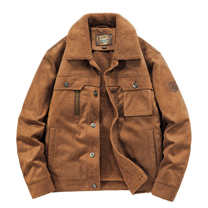Autumn And Winter Men's Deerskin Jacket