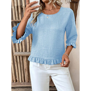 Tops Loose Fit Casual Tops & Sets Lomiraq White 2XL 